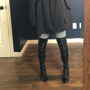 Zara over the knee boots